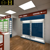 Présentoir de magasin pour téléphone portable, armoire d'exposition en verre, Design de comptoir de magasin