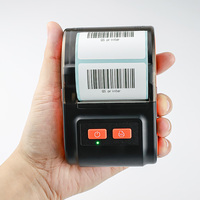 Nouvelle conception, imprimante thermique portable Bluetooth mini 2 pouces, imprimante thermique mobile sans fil 58 mm, imprimante thermique de reçus portable Android