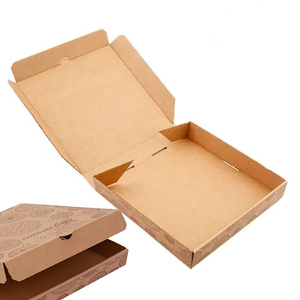 Scatola per <span class=keywords><strong>Pizza</strong></span> da Asporto in Cartone Ondulato Biodegradabile Bianco da 12 Pollici di Misura Standard con Divisorio in Carta - Product Image 4