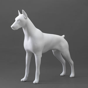 Venta al por mayor modelo de perro <span class=keywords><strong>miniatura</strong></span> de fibra de vidrio-para exhibición de ropa y accesorios, maniquí de perro - Product Image 3