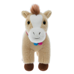 Adorable figurine de poney réaliste en peluche super douce, jouet en peluche pour anniversaire, avec doublure en maille et rembourrage en coton PP - Product Image 5