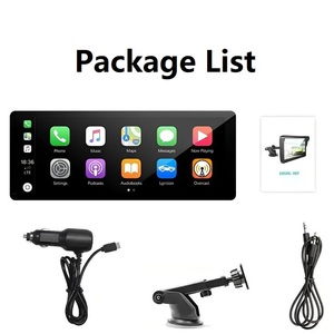 Factory wholesale universal 7inch IPS wireless Carplay Android Auto MP5 multimedia touch screen car <b>GPS</b> <b>navigation</b> - Product Image 6