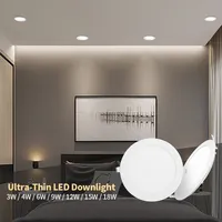 Vichi באיכות גבוהה מקורה אור למות יצוק אלומיניום + מחשב במפעל תחרותי מחיר 220V 3W 4W 6W עגול LED תאורה שטוח