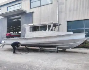 Barca gonfiabile CE certificazione di lusso in alluminio scafo Hypalon/PVC 36ft costola 1050