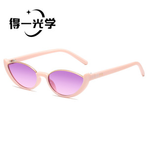 De Yi Optics Cat Eye <b>Sunglasses</b> For Women Pc Frame Uv400 Protection Fashionable Outdoors Driving Party Use - Product Image 3