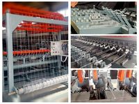 Machines de fabrication de grillages pour clôtures de prairies de champs à nœuds de bétail pour ligne de production et fermes avec moteur, état neuf et d'occasion