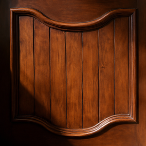 Puertas de Madera Compuesta Lacada en <span class=keywords><strong>Caoba</strong></span> con Vidrio Tiffany para Hotel, Dormitorio, Apartamento, Villa, Impermeables - Product Image 6
