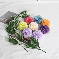 Flores Artificiales de Crisantemo de Seda de 6 cm, Modelo 054, para Bodas, Fotografía al Aire Libre, Decoración del Hogar, Técnica en Relieve