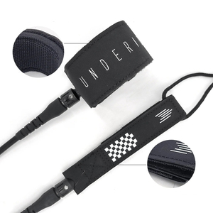 UICE Fábrica al por mayor y personalizado 6mm 7mm 8mm PVC ligero Surf pierna cuerda duradera cuerda recta tabla de surf correa para surf - Product Image 4