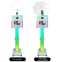 Cabina de Fotos DSLR con Impresión Instantánea, Disponible en Almacenes de EE. UU./Canadá/Reino Unido, Soporte para Logotipo y Plantilla Personalizados, Máquina de Fotomatón para iPad