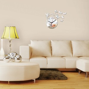 Decorazioni per la casa <span class=keywords><strong>grande</strong></span> <span class=keywords><strong>orologio</strong></span> a specchio di lusso 3d adesivi a farfalla fai <span class=keywords><strong>da</strong></span> te <span class=keywords><strong>orologio</strong></span> <span class=keywords><strong>da</strong></span> <span class=keywords><strong>parete</strong></span> in acrilico quarzo analogico soggiorno 2023 nuovo Design - Product Image 4