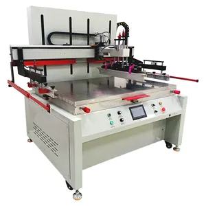 Semi-automatic Bag/Glasses/Box/Paper Vacuum Flat-bed Screen Printing Machine