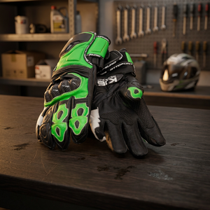 Summer Full Finger Motocross <b>Gloves</b> Windproof Waterproof Leather <b>Touch</b> Screen Breathable Motorbike Riding - Product Image 2