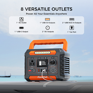 220V 230V Top 10 Seller Mini Rechargeable 300W EU Plug Wireless Solar Generator <b>Portable</b> Station Car Charging Pure Sine Wave P66 - Product Image 3