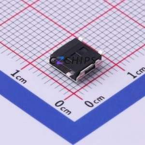 UK-B0229G25-SPJZ25Y Tactile Switch SMD-4P,6.2x6.2mm Switch Single Pole Single Throw Round Button 2.5N Vertical Mount - Product Image 2