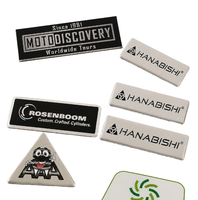 Plaque signalétique professionnelle personnalisée en lettres d'aluminium, épaisseur 0,3 mm-0,8 mm, technique de moulage 3D, finition argent/noir, autocollant/épinglette