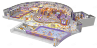 Structure de jeu intérieure pour enfants Mario Ball Pit avec toboggan et obstacles, design élégant et personnalisable, directement de l'usine