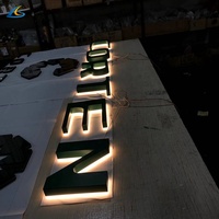 Conception Gratuite, Lettres LED Personnalisées Professionnelles, Logo Mural 3D, Enseigne Commerciale Rétroéclairée, Lettre LED Extérieure pour Utilisation Publicitaire
