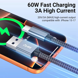 Cavo <span class=keywords><strong>USB</strong></span>-<span class=keywords><strong>C</strong></span> a <span class=keywords><strong>USB</strong></span>-<span class=keywords><strong>C</strong></span> ULT-unite personalizzato, flessibile, da <span class=keywords><strong>2</strong></span> m, nero/grigio, certificato UE - Product Image 3