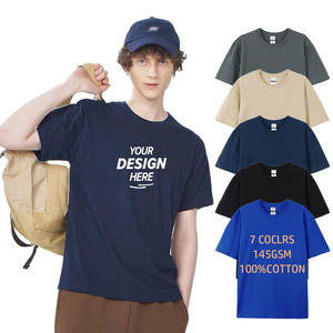 BY39000 Custom Logo Printed Knitted 100% Cotton Luxury Quality Regular Fit Blank Eco-Friendly 150gsm Men T-Shirt for Unisex - Product Image 1