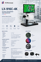 Microscope numérique 4K de 13,3 pouces avec zoom continu 3D, capteur SONY et logiciel de mesure pour la réparation de PCB SMT