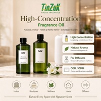 Huile parfumée ultrasonique à base de plantes TINZUK, non-collectrice, parfum longue durée pour diffuseurs d'arômes, parfum personnalisé, huile parfumée pour hôtel
