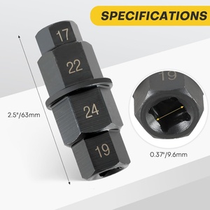 Outil pour axe hexagonal de <span class=keywords><strong>moto</strong></span>, adaptateur de douille robuste pour roue avant, outils de réparation de <span class=keywords><strong>moto</strong></span> - Product Image 2
