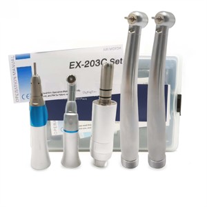<span class=keywords><strong>Kit</strong></span> Manipolo Dentale Ex-203c, Set di 6 Manipoli LED Elettrici a 4/2 Fori, Attrezzatura Odontoiatrica - Product Image 2