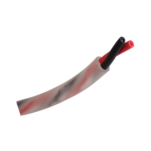 Câble de haut-parleur de voiture en PVC transparent OFC, normes américaines, noir et rouge, câble/paied 14AWG 1,90 mm²*2C, surface transversale/mesure - Product Image 5