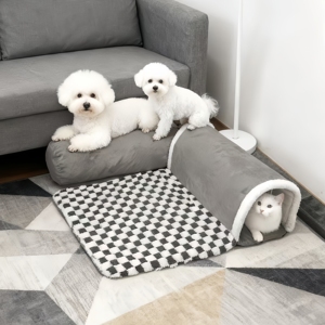 Les lits pour animaux de compagnie peuvent être démontés et lavés. Lits pour chiens et chats utilisables toute l'année - Product Image 2