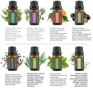 Huiles essentielles végétales naturelles Huile de massage Huile de massage corporel Produits de bien-être Apaisant et anti-irritant - Product Image 5
