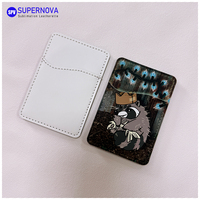 Porte-cartes de téléphone à aimant puissant, portefeuille arrière en cuir PU pour cartes de crédit, idéal pour cadeau promotionnel d'entreprise