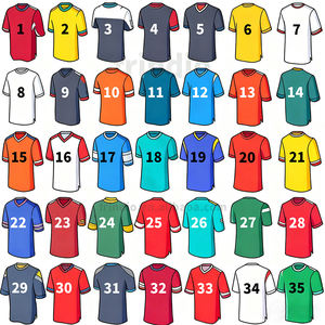 ขายส่งชุดฟุตบอลยอดนิยมสำหรับผู้ชาย # 97 # 0 # 20 # 16 # 14 # ชุดฟุตบอลอเมริกันสำหรับผู้ใหญ่ 9 คน - Product Image 3