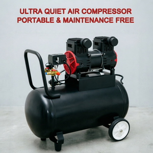เครื่องอัดอากาศ JR 1.8KW <span class=keywords><strong>50</strong></span> <span class=keywords><strong>ลิตร</strong></span> แบบเงียบ เครื่องอัดอากาศแบบพกพา <span class=keywords><strong>50</strong></span> <span class=keywords><strong>ลิตร</strong></span> กระบอกสูบคู่ ปั๊ม<span class=keywords><strong>ลม</strong></span>ไฟฟ้า สำหรับใช้งานในอุตสาหกรรม - Product Image 2
