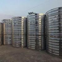 Réservoir de stockage d'eau cylindrique vertical en acier inoxydable SUS304 de 1000 litres de forme ronde, réservoir de stockage de liquides pour l'eau potable
