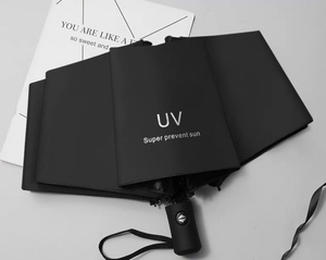 Parapluie publicitaire LM-L résistant aux UV, renforcé, de haute qualité, personnalisé, coupe-vent, imperméable et pare-soleil - Product Image 2