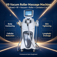 Appareil de remodelage corporel V9, lumière rouge chauffante, massage par rouleaux sous vide, réduction de la cellulite, Velasmooth, tonification musculaire, corps lisse