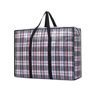 Sympathybag Customized Laminated Reusable PP Woven Big Shopping Bag for House-moving Packing
