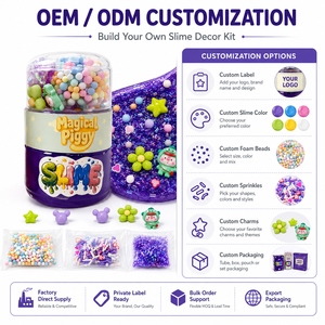 Kit de Slime Cristalino Galáctico al por Mayor, Decoración DIY, Slime Transparente Brillante, Cuentas de Espuma, Dijes, Etiqueta Personalizada OEM, Marca Privada - Product Image 5