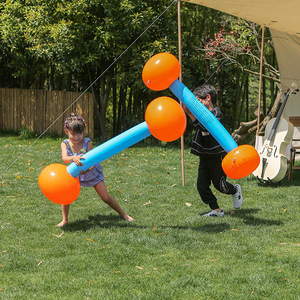 Bâtons de jeu gonflables pour enfants 120 cm, orange, PVC, jouet d'extérieur, jeu de combat pour enfants - Product Image 4