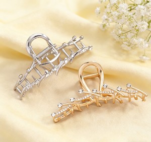 <span class=keywords><strong>Pince</strong></span> à cheveux élégante de style coréen haut de gamme, ornée de diamants et de <span class=keywords><strong>strass</strong></span>, en alliage de zinc, pour femmes, usage quotidien - Product Image 4
