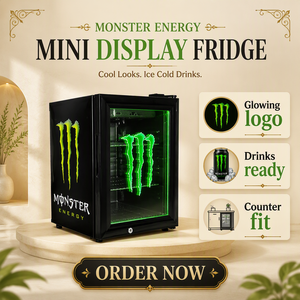 El Más Popular en 2025: Refrigerador <span class=keywords><strong>Coca</strong></span>-<span class=keywords><strong>Cola</strong></span> con Pantalla LED, Mini Nevera para Bebidas Energéticas Monster, Enfriador de Bebidas - Product Image 2