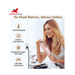 Lisseur électrique en céramique PTC, prix bas, nouveau design, couleurs personnalisables, température réglable, rechargeable, pour usage domestique - Product Image 4