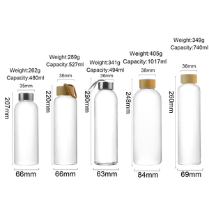 Oem bán buôn 500ml 1000ml nước trái cây bia chai nước cho thủy tinh chai nước giải khát với vít cap ép chai cho nước trái cây - Product Image 2