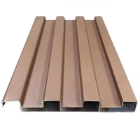 Tôles de toiture sandwich en aluminium pour abris de voiture, balcons, toitures rétractables - pour chambres froides et ateliers