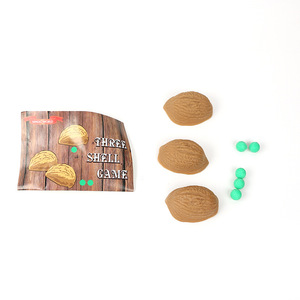 <b>Walnut</b> <b>Shell</b> Magic Trick Prop 5X3.5x2 Brown For Close-Up Magic Performance - Product Image 2