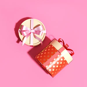 Новогоднее украшение круглой формы, Подарочная бумажная трубка, Золотая фольга, упаковка для конфет, шоколада, с галстуком-бабочкой - Product Image 6