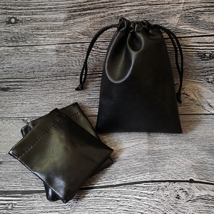 PU Leather <b>Drawstring</b> Pouch <b>Bag</b> - Product Image 4