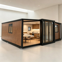 Maison conteneur extensible et respirante Jutong 20 pieds - Design moderne du milieu du siècle - Garantie 5 ans - Espace de vie préfabriqué portable