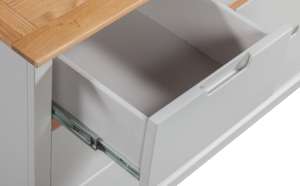 CAPRI Cadre Miroir et commode 7 tiroirs Ensemble Commode en bois Ensemble de chambre à coucher Mobilier de chambre à coucher - Product Image 2